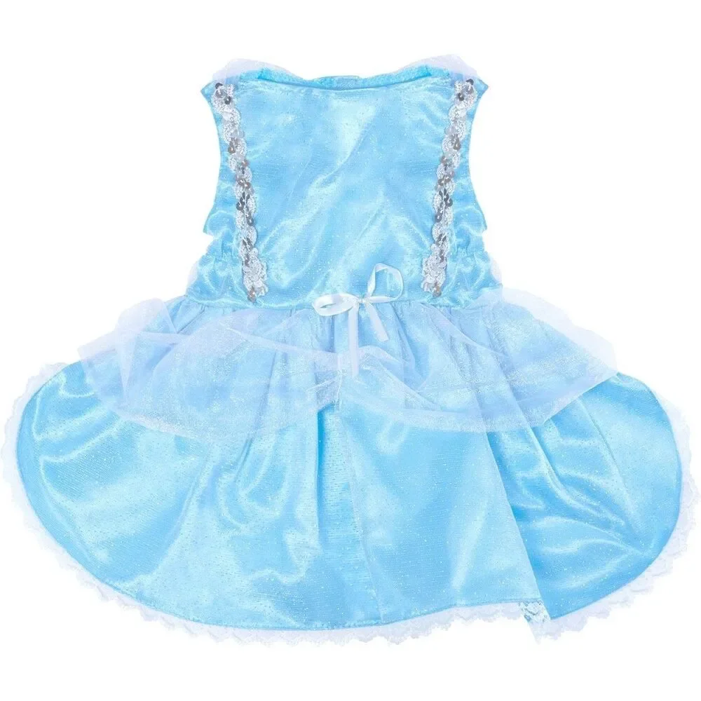 Rubie’s Disney Princess Cinderella Dog Costume Blue Dress XL